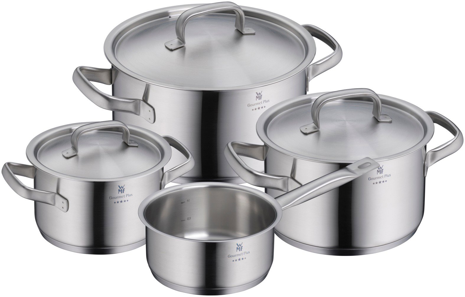 WMF 0720546030 Gourmet Plus Sada hrnců 4 ks