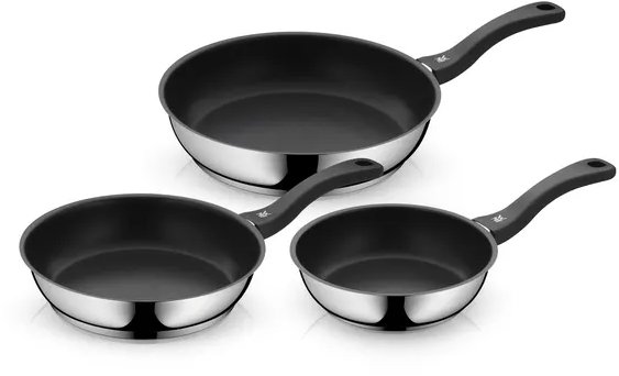 WMF Sada pánví 3 ks 20, 24 a 28 cm DEVIL, nerezová 733706299