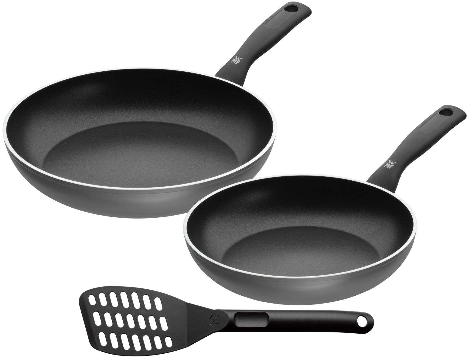 WMF PermaDur Inspire 0546034021 Sada pánví 24 cm + 28 cm + obracečka