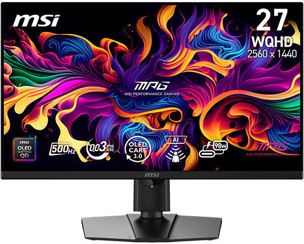 26,5" MSI MPG 271QR QD-OLED X50