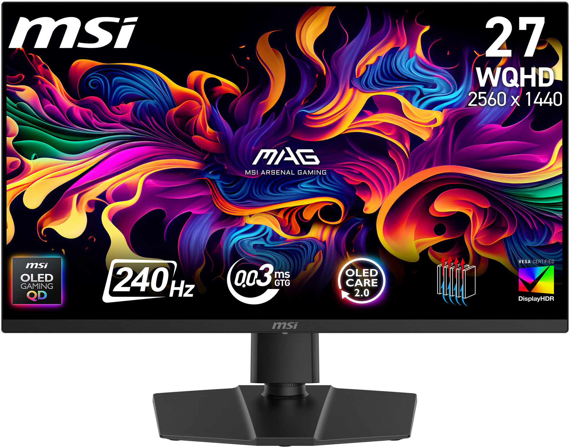 26.5" MSI MAG 273QP QD-OLED X24
