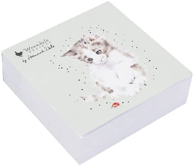 Wrendale Designs Samolepicí bloček Kočka