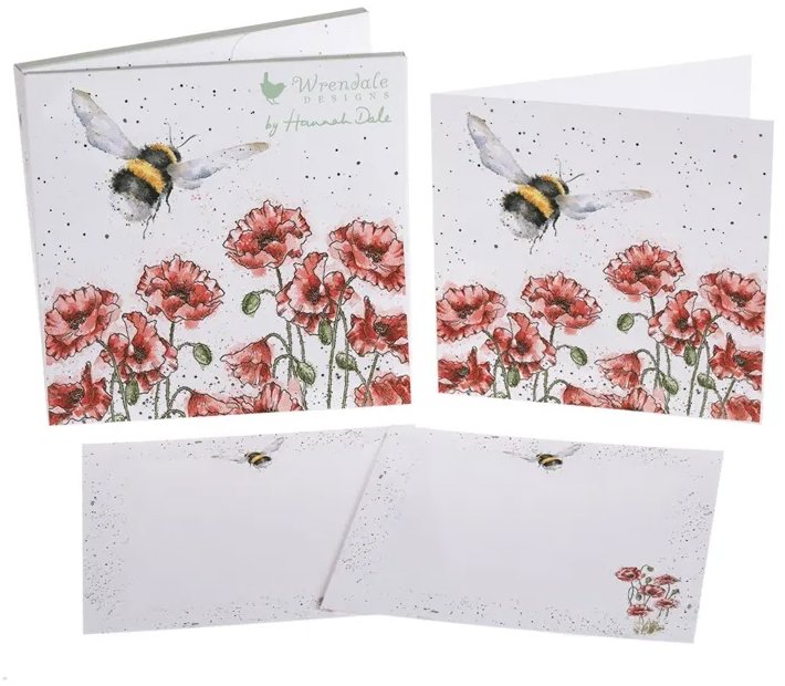 Sada přání a obálek Čmelák od Wrendale Designs