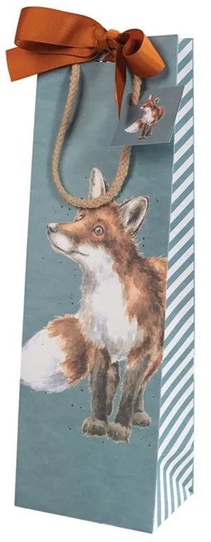 Dárková taška na víno Liška od Wrendale Designs