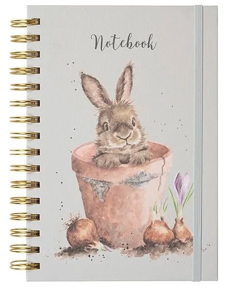 Kroužkový blok A5 Králík od Wrendale Designs