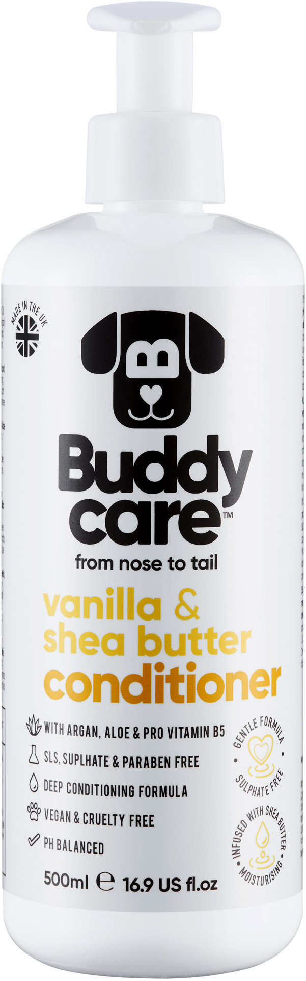 Buddycare Kondicionér pro psy Vanilla & Shea Butter 500 ml