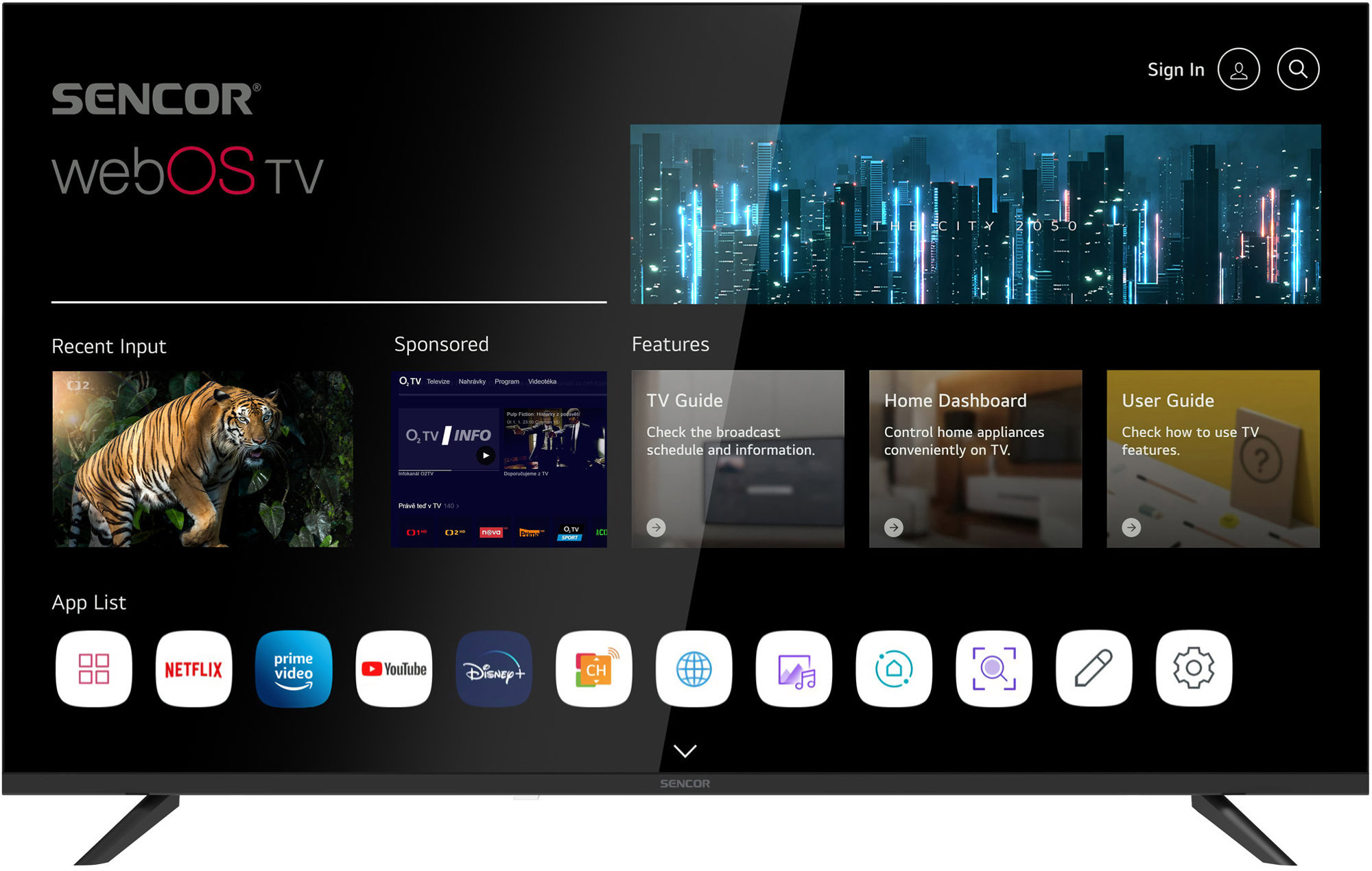 43" Sencor SLE 43FS804B