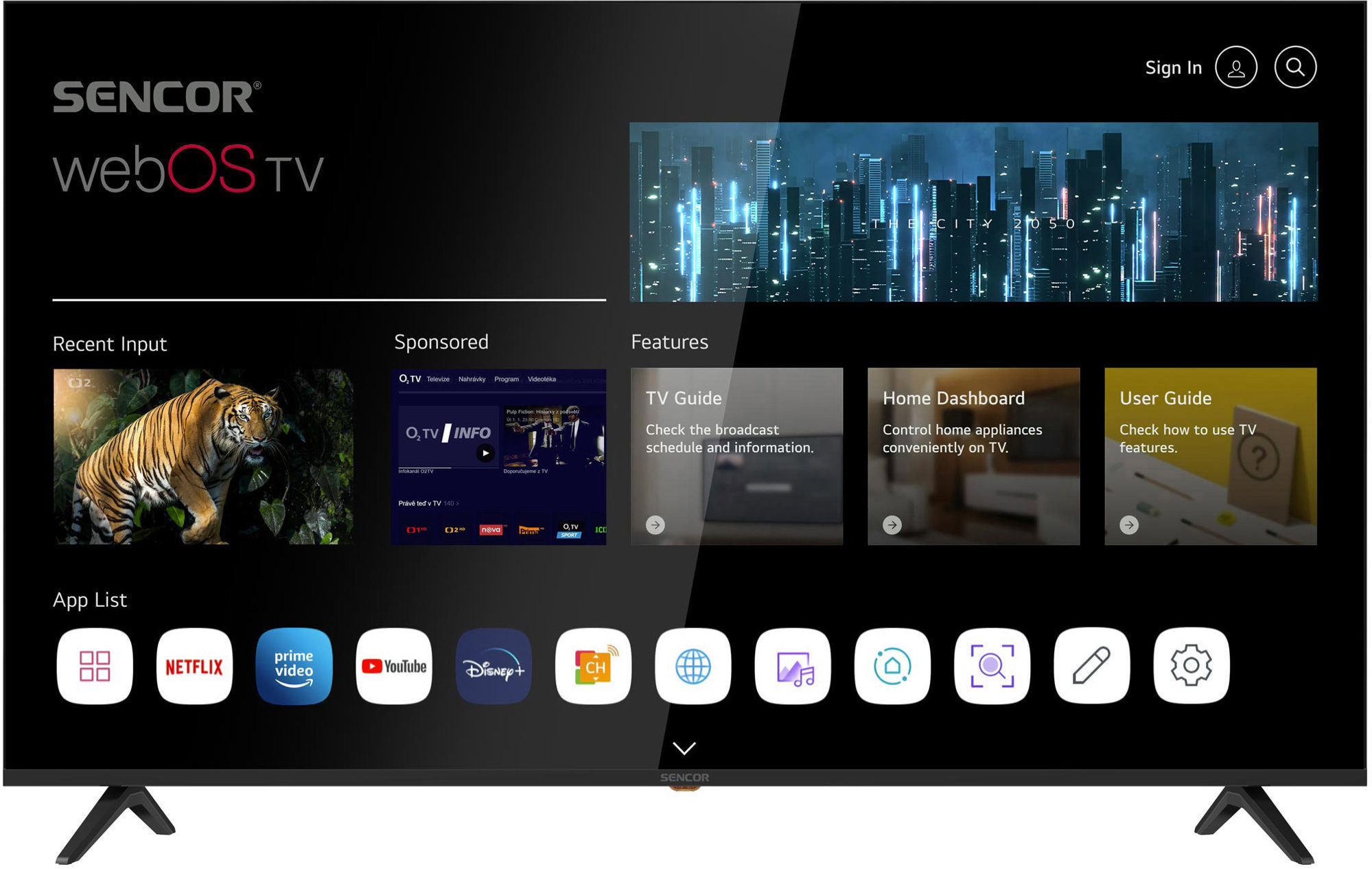 65" Sencor SLE 65US804B