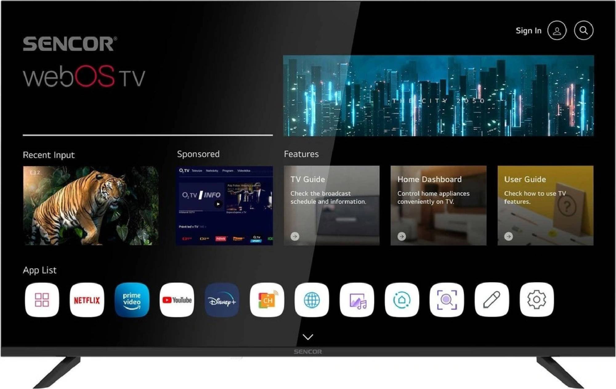 43" Sencor SLE 43US804B