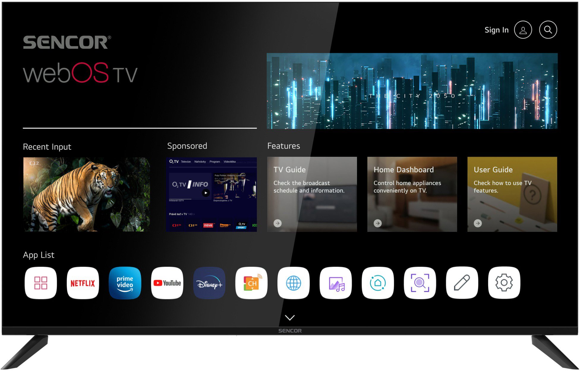 50" Sencor SLE 50US804B