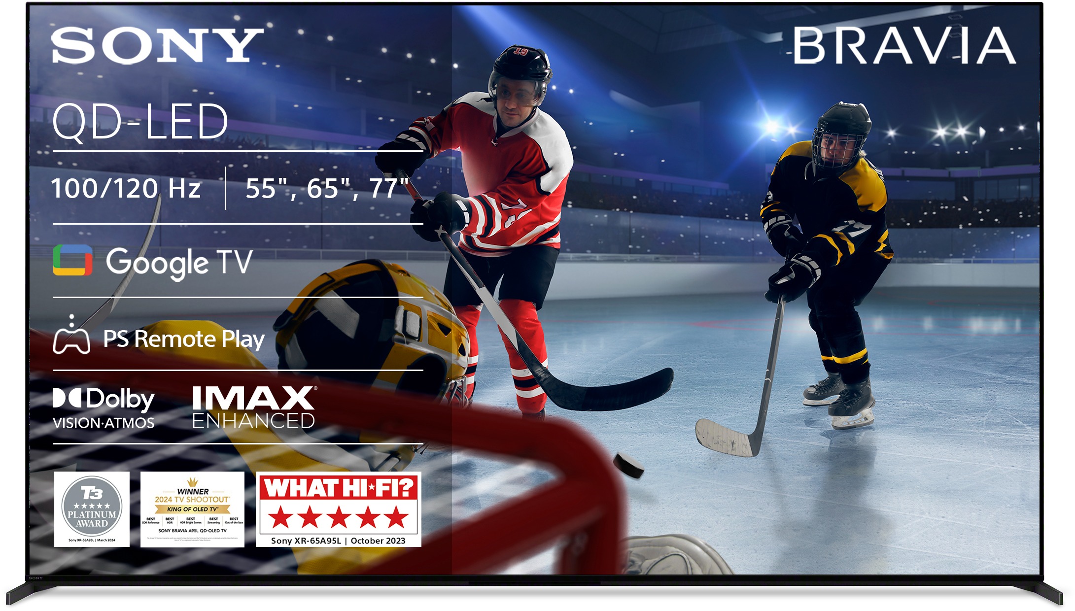 77" Sony Bravia QD-OLED XR-77A95L