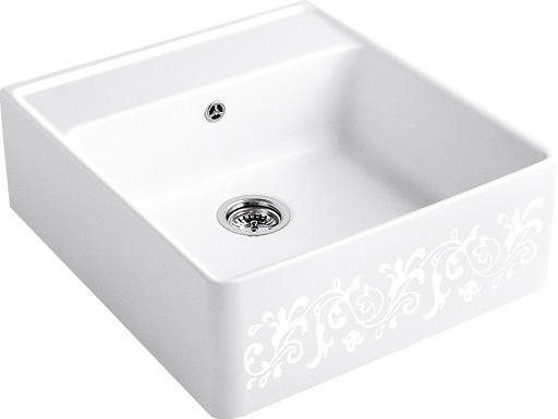 VILLEROY & BOCH Single 595 White Pearl Bílá keramika Pearl