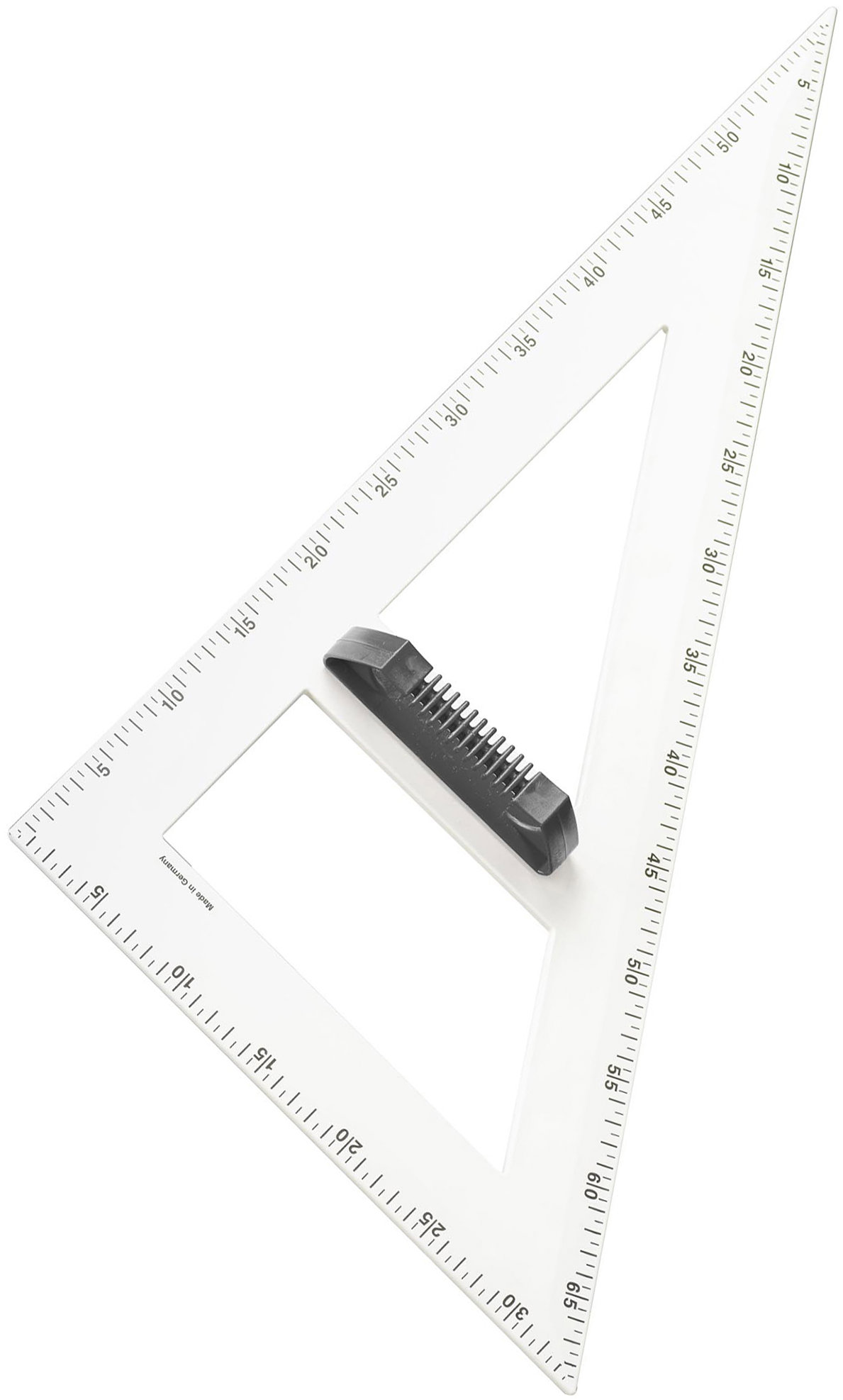 Magnetický tabulový trojúhelník WISSNER s úhlem 45° a širokou škálou aplikací.