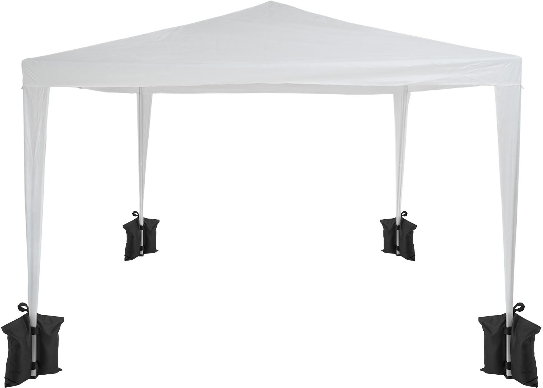 TecTake Sada 4 pavilónových závaží Sebora, černá