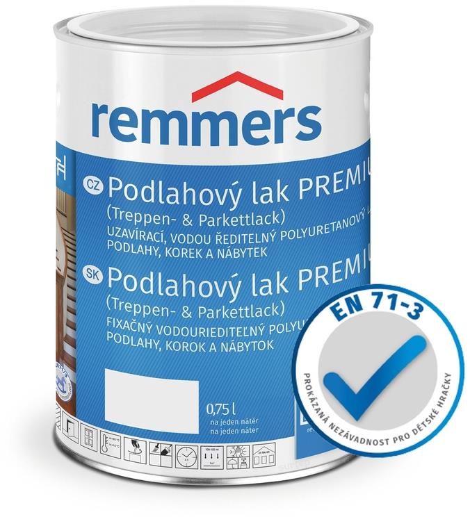 Remmers - Podlahový lak Premium 0,75 l hedvábně matný