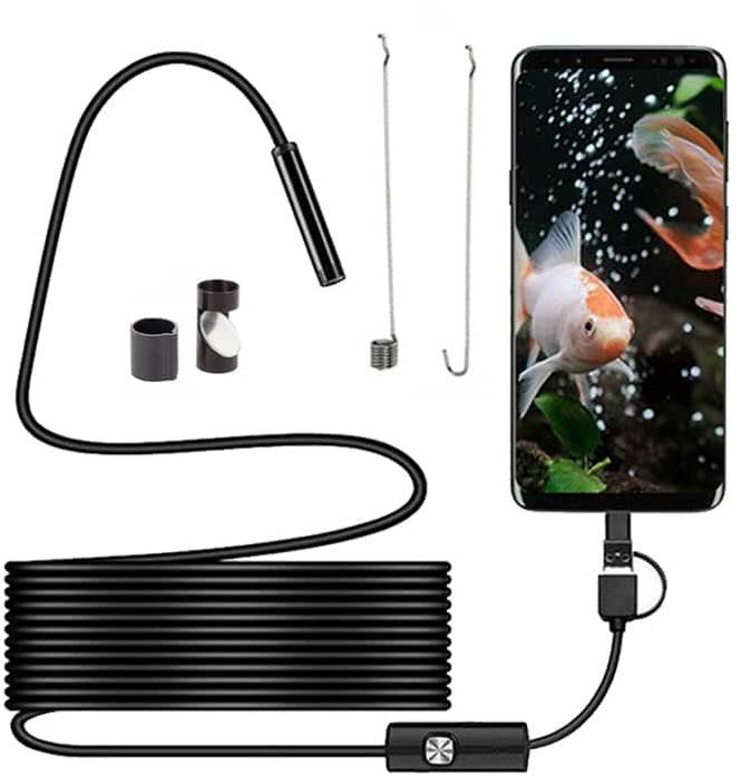 MDS Inspekční kamera endoskopická Full HD s USB a microUSB konektorem - 5 m/8 mm