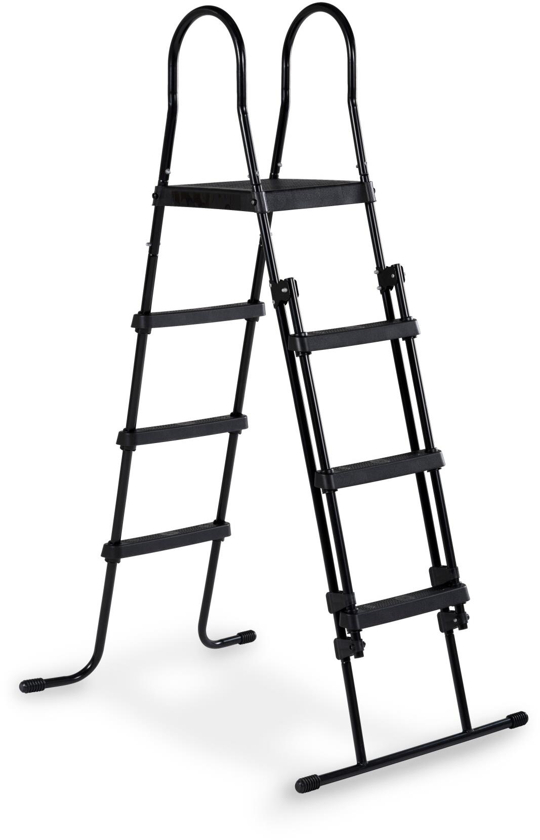 EXIT Schůdky do bazénu 122 cm, černé