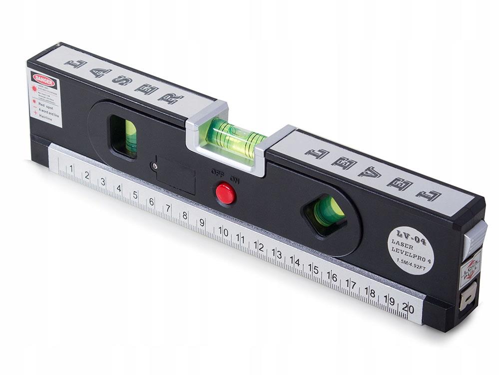 VERK Vodováha s laserem LevelPro3 LV-04 1,4 m černá