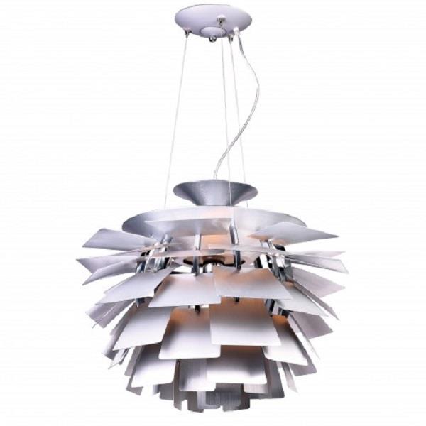 Azzardo Flower závěsné svítidlo 1 × E27 100 W bez zdroje 60 cm IP20, hliníkové
