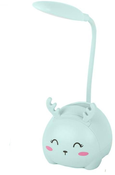 Alum Dětské noční světlo LED s organizérem a stojánkem na telefon - modré