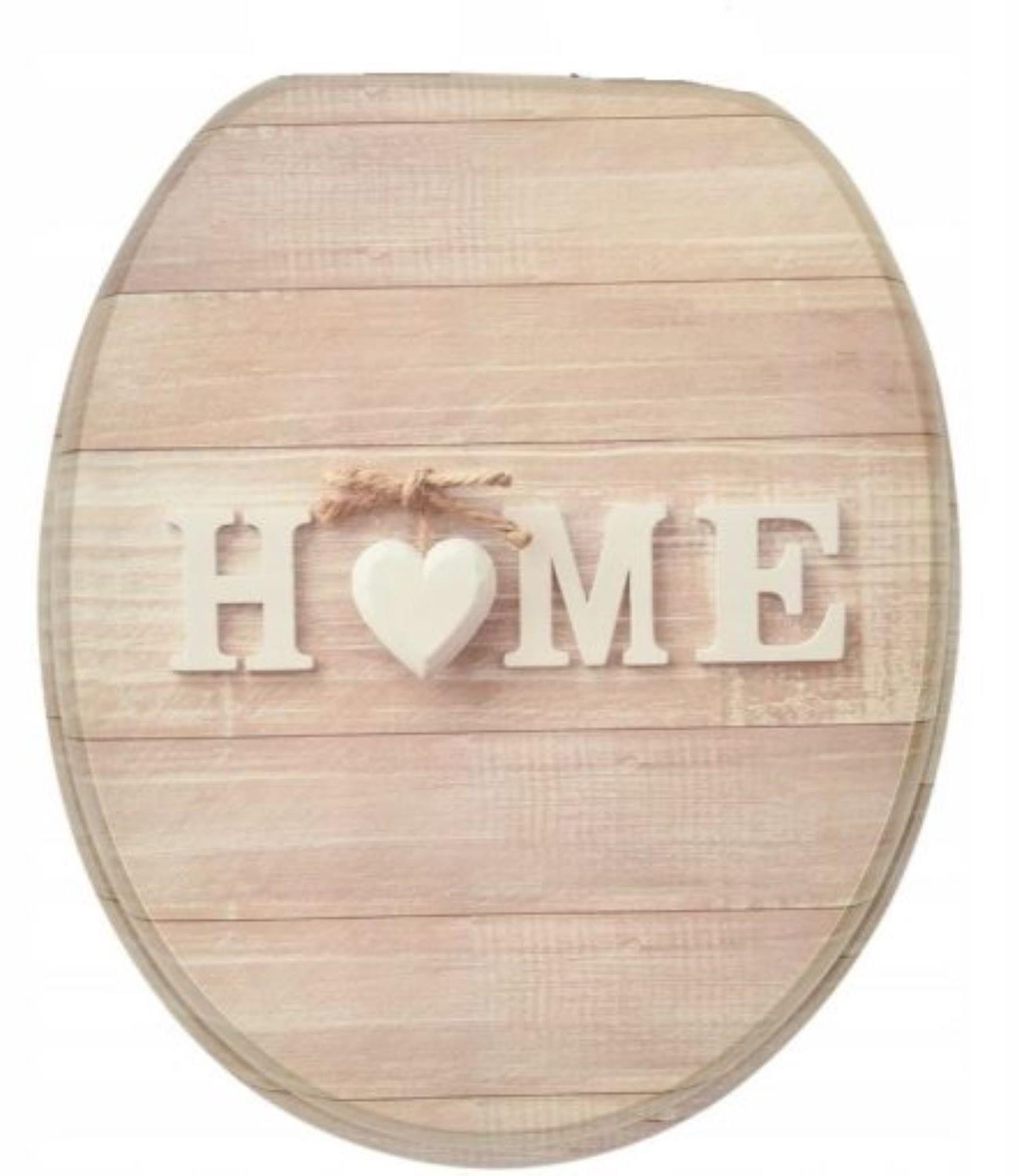 DuraHome HOME soft close WC prkénko, MDF