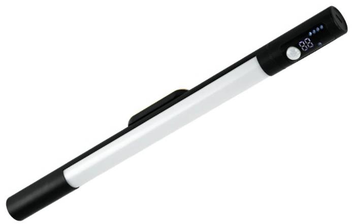 Xtech Chytré LED svítidlo L-2901, nabíjecí, pohybový senzor, displej, 44 LED, délka 38 cm, černé