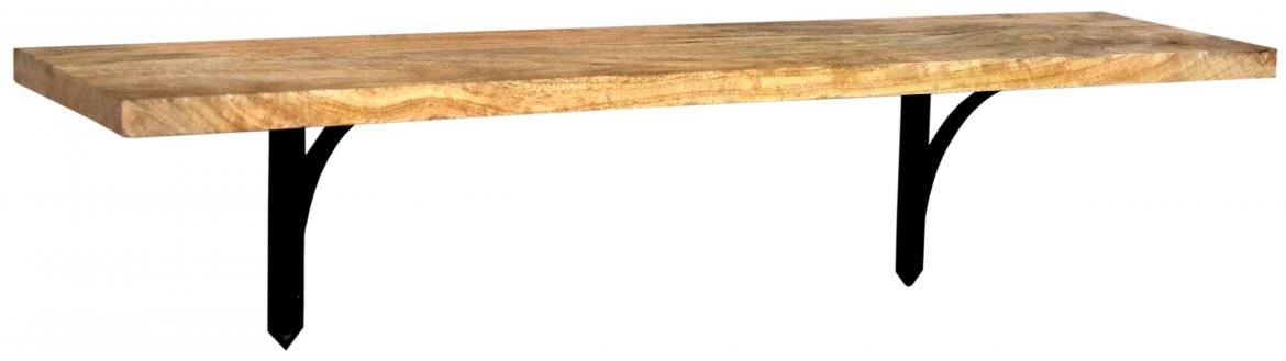 LAKŠMI Police na zeď Devi 100 × 22 cm z mangového dřeva