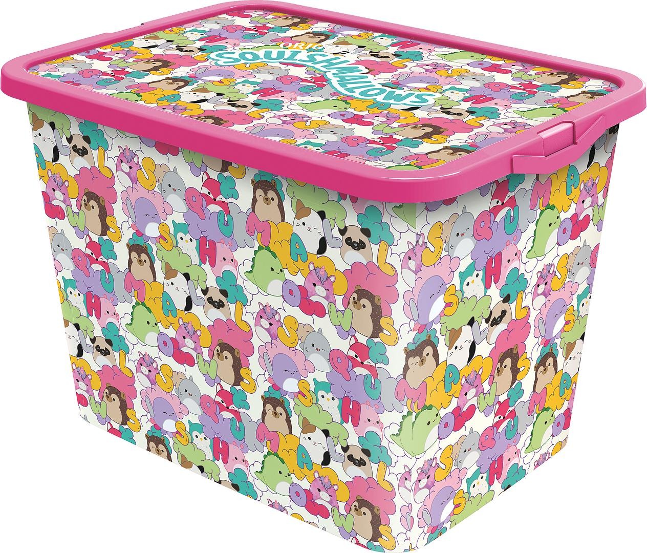 STOR Squishmallows úložný box s víkem - 23 l