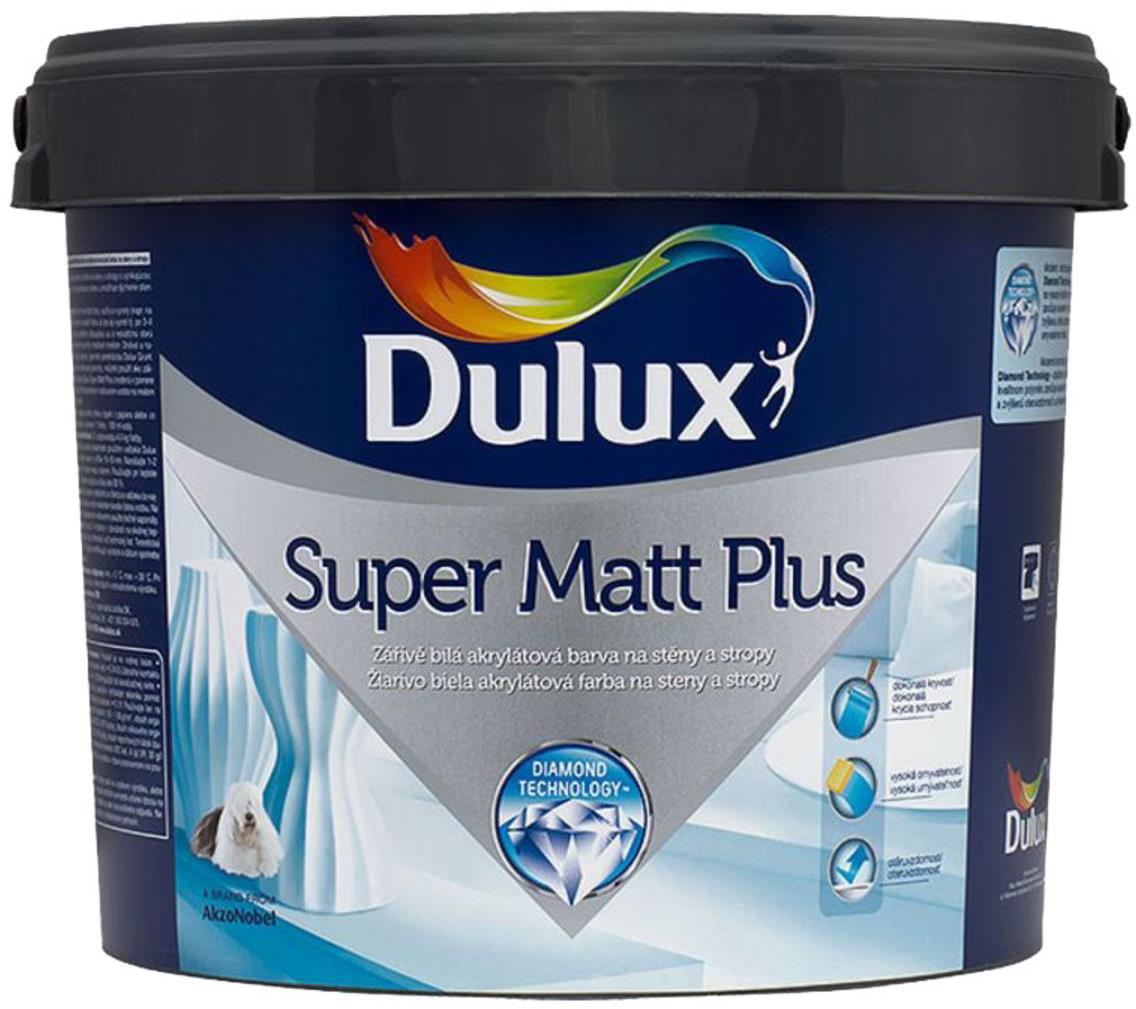 Dulux Super Matt Plus 10 l, bílý mat