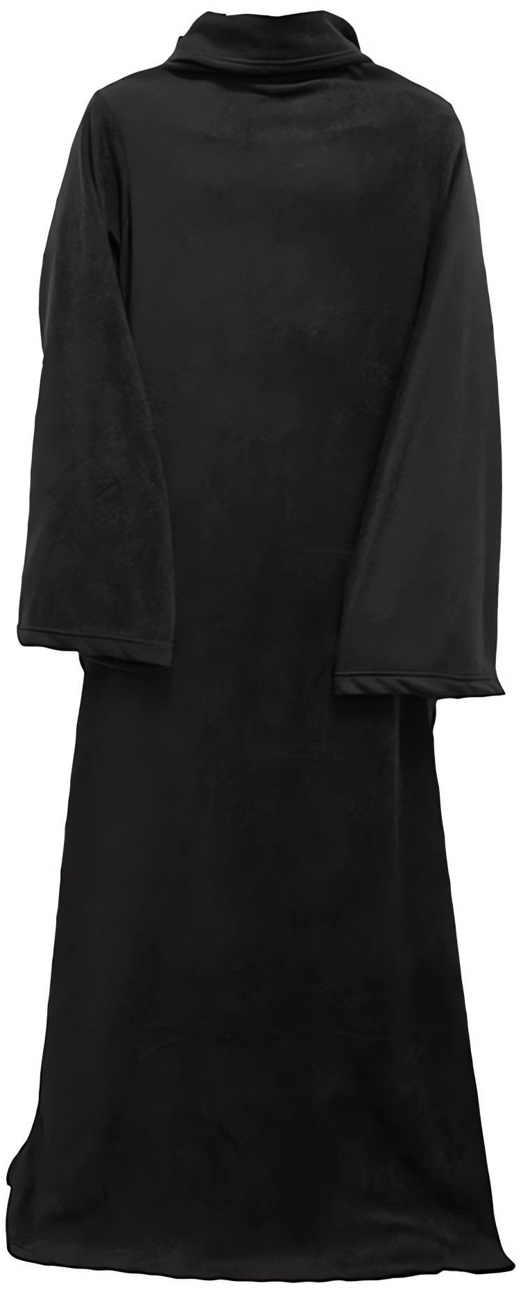 Verk Fleecová TV deka s rukávy Snuggie 180 × 140 cm, černá