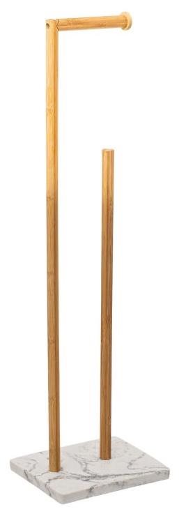 5Five Bambusový stojan a držák na toaletní papír, 78 cm