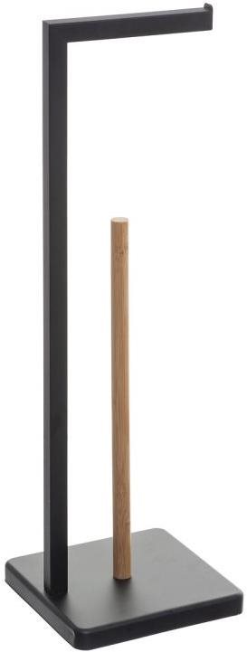 5five Černý stojan na toaletní papír, 64,5 cm, Natureo