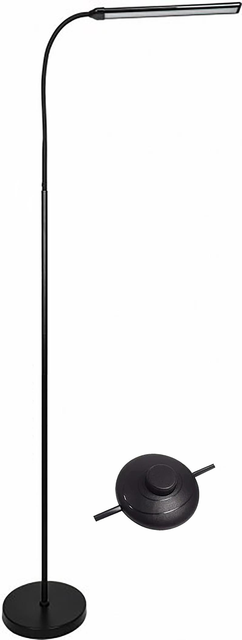 Berger Stojací lampa Berger 1049-FL-14 Black LED 14 W 4000 K 140 cm