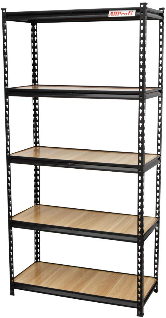 AHProfi policový regál s 5 policemi, 90 × 40 × 183 cm