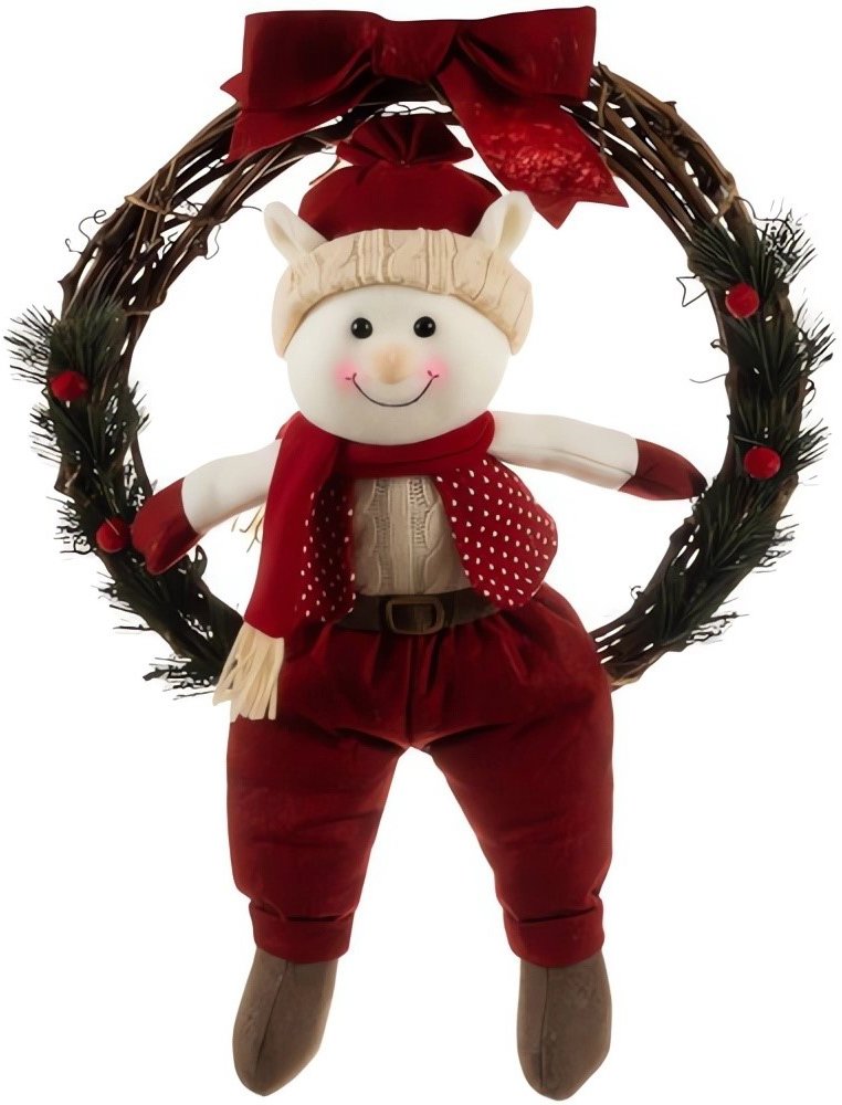 Ruhhy 22350 Vánoční dekorace věnec na dveře ELF 55 cm