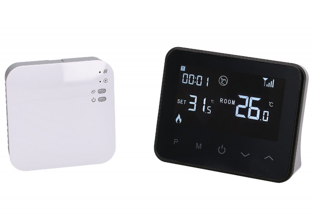 Menetia Aluzan Wireless B-100 WiFi, bezdrátový programovatelný pokojový termostat