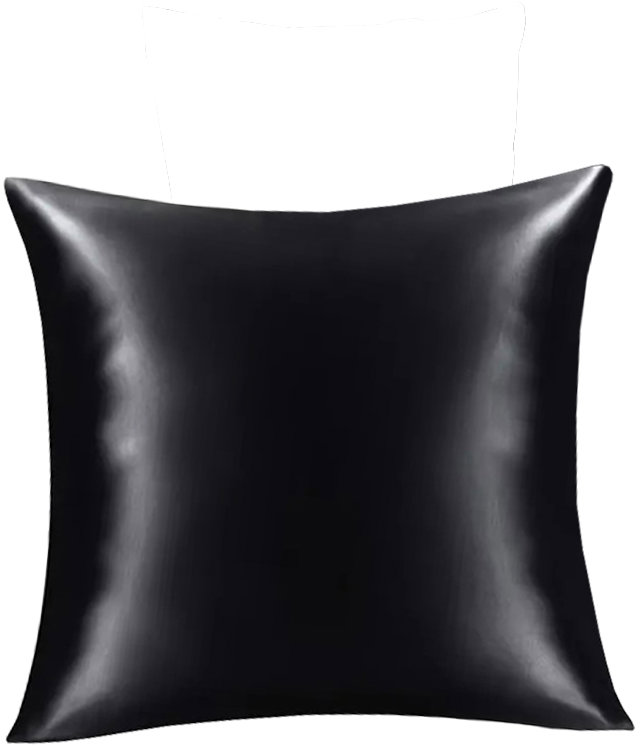 4sleep Saténový povlak 40 × 40 cm, černý