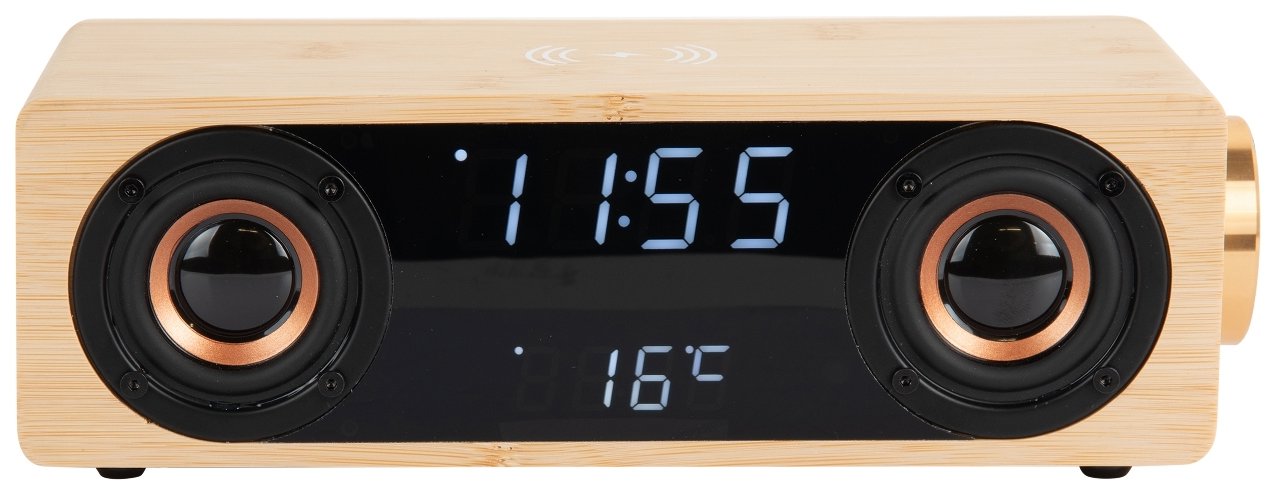 Karlsson 6059WD s nabíječkou smartphonů a Bluetooth reproduktorem