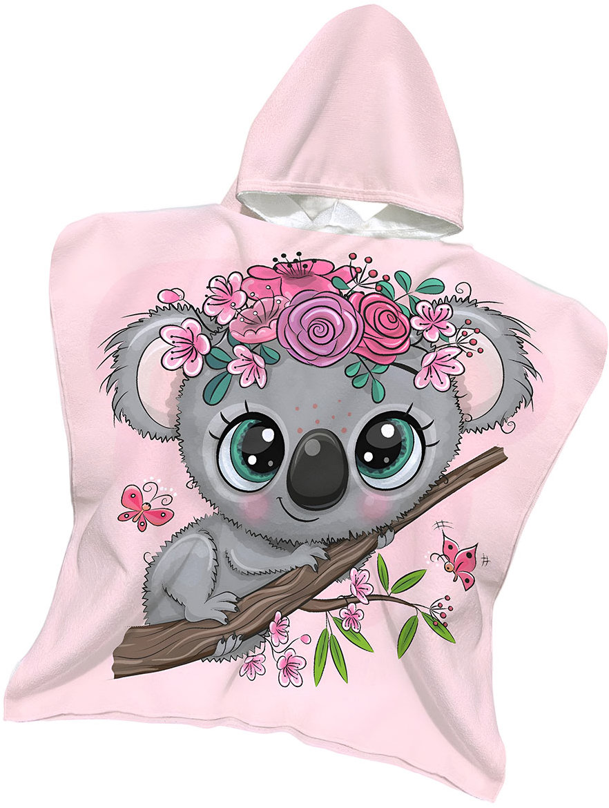 Jerry Fabrics Dětské pončo 60 × 120 cm - Koala