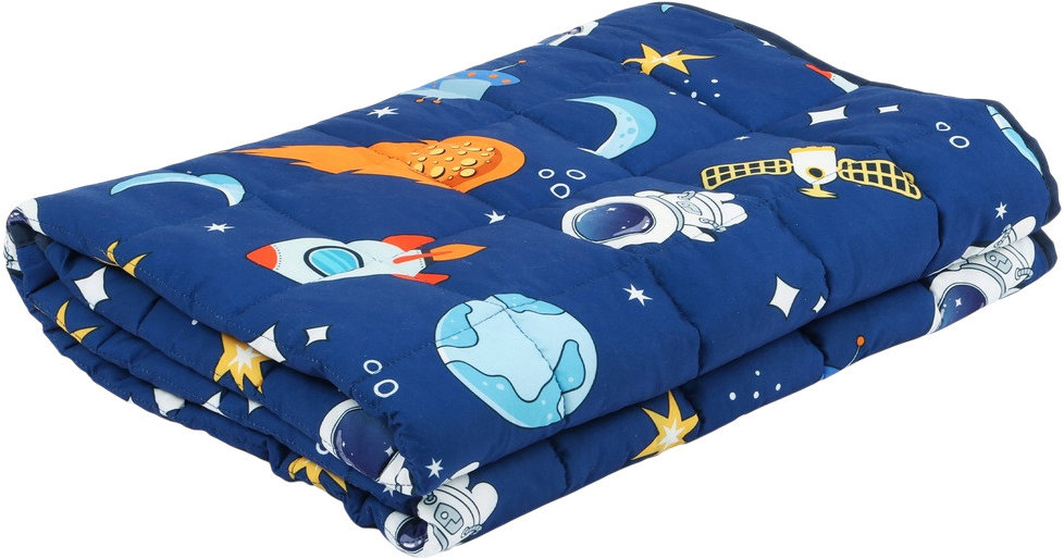 Isomedix 26897 Zátěžová přikrývka antistresová pro děti 4 kg, 100 × 150 cm, modrá