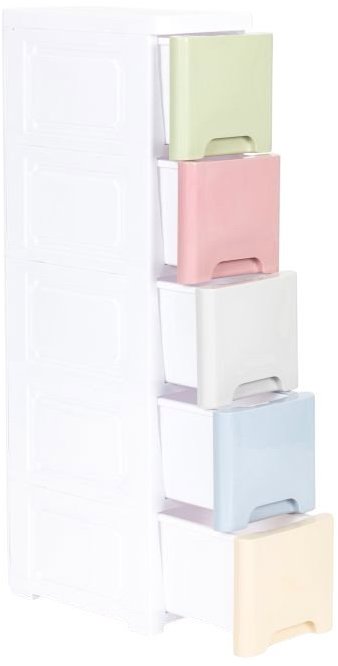 Pojízdný dětský regál na kolečkách