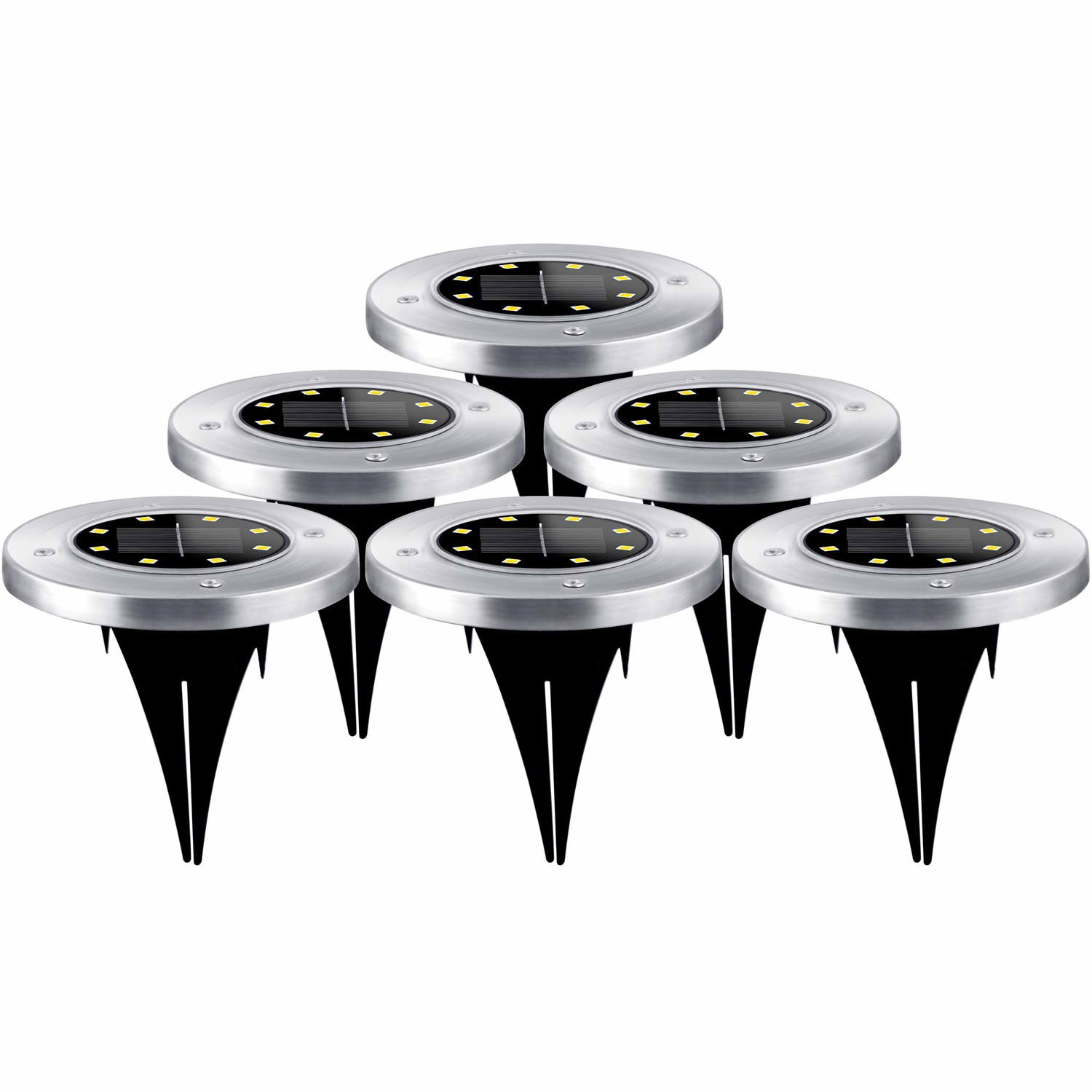 Ilumen LS-104 Solární zahradní LED lampy 6 ks