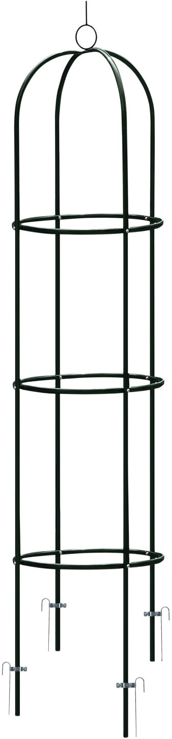 Plonos PL-992 Zahradní kovová opora pro popínavé rostliny 200 cm, černá