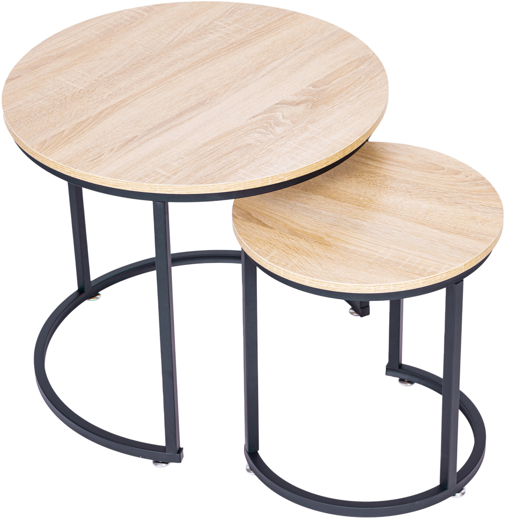 Sada konferenčních stolků ModernHome PJJCT0111 v LOFT designu