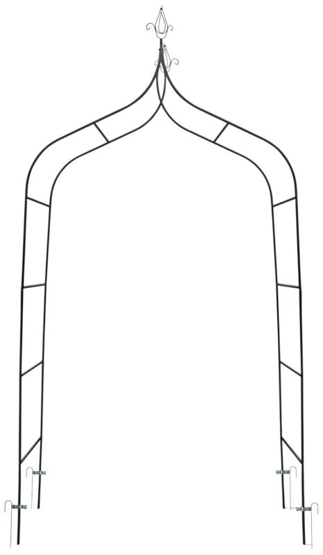 Plonos PL-991 Pergola zahradní oblouk 265 cm, tmavě zelený
