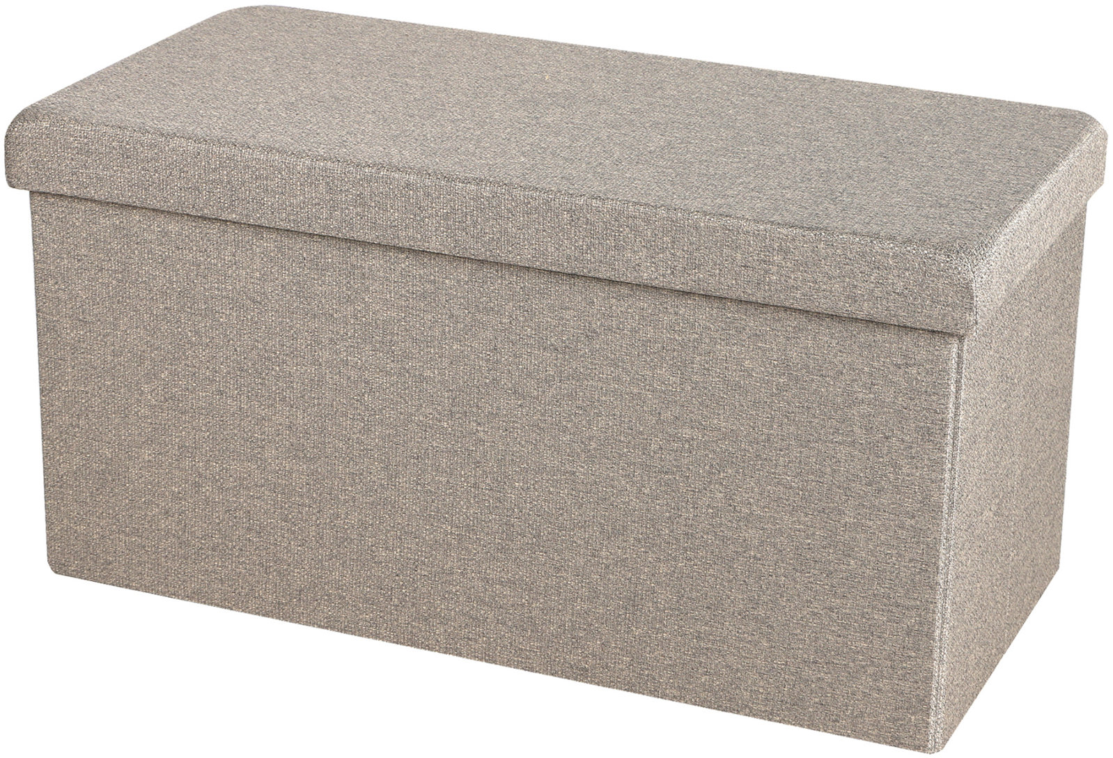 DOCHTMANN Taburet skládací s úložným prostorem hnědý 76 × 38 × 38 cm