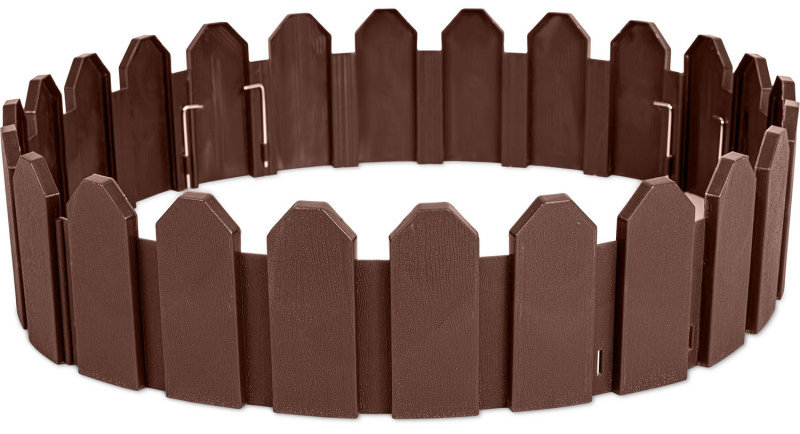 Plonos PL-960 Zahradní plastový obrubník, flexibilní 2,4 m, hnědý