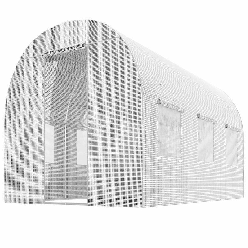 Plonos 4970-B Zahradní fóliový tunel 2 × 3 m, 140 g/m2, bílý