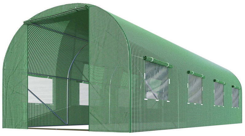 Plonos 4973-B Zahradní fóliový tunel 2,5 × 4 m, 140 g/m2, zelený