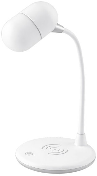 RealG RC-K-558 Stolní lampička 3v1 s bezdrátovým nabíjením a Bluetooth reproduktorem